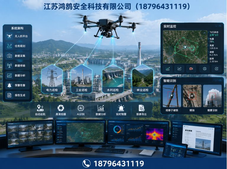 湛江无人机巡检系统展示图